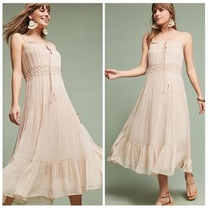 🌷Host Pick🌷ANTHROPOLOGIE Love Sam Silk Dress, S